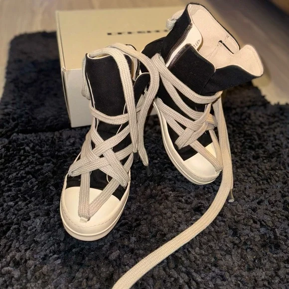 靴 Rick Owens DRKSHDW Hexa High rick owens drkshdw luxor hexa high (black milk) | a.plus